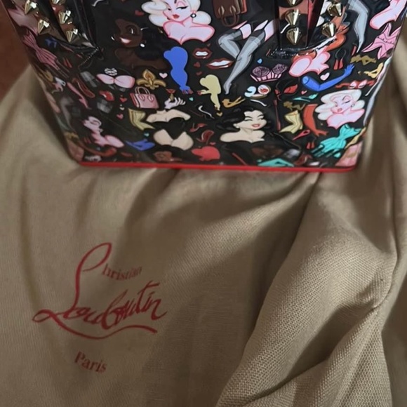 Christian Louboutin small leather pinup girl purse Cabata - Picture 5 of 5